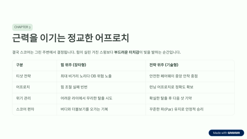 젊은 사람 이기는 '전략적 파크골프': 힘 대신 머리로 치는 법 -5
