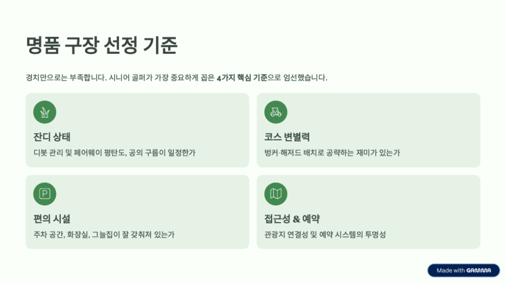 전국 파크골프장 '도장깨기' 리스트: 시니어 선정 베스트 5 -1