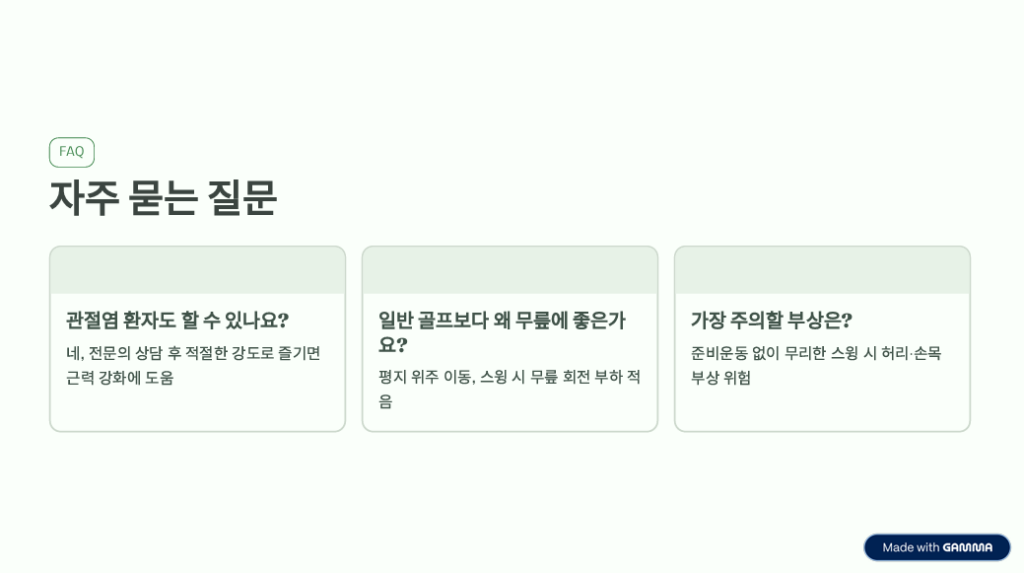 "100세 무릎" 지키는 파크골프 처방법: 의사들이 추천하는 이유 -3
